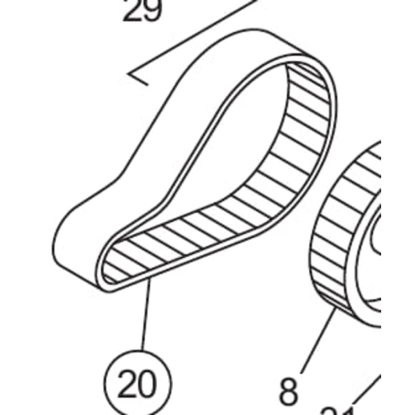 Mimaki CF3 Timing Belt Thumbnail