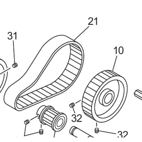 Mimaki CF3 Timing Belt Thumbnail