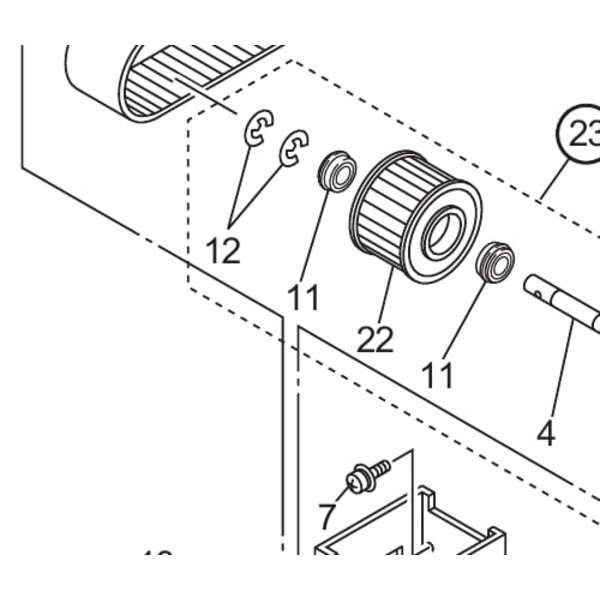 Mimaki CF3 Bearing Thumbnail