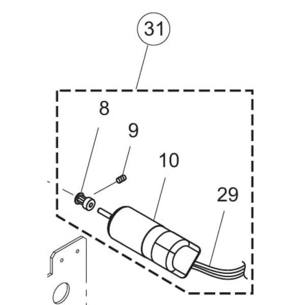 Mimaki X-axis Motor Assy JV33 Thumbnail