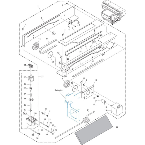 Mimaki Wiper Assy Thumbnail