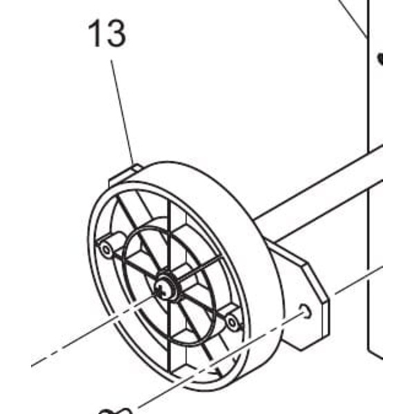 Mimaki X Pulley Assy Thumbnail