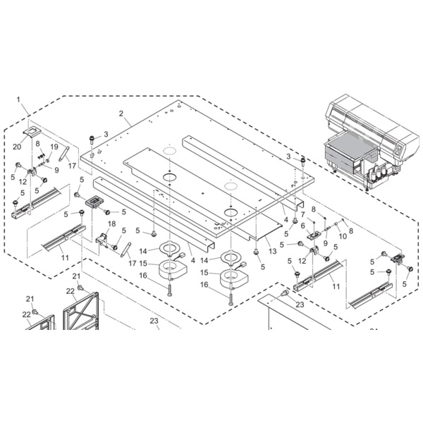 Mimaki Suck Table Assy Thumbnail