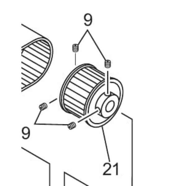Mimaki CF3 X Pulley 5T Thumbnail