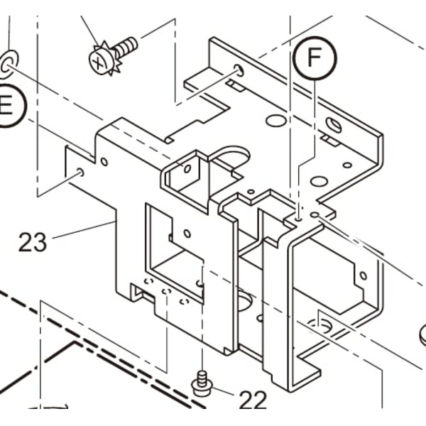 Mimaki CG-60SR_SL Yoke Bracket Thumbnail