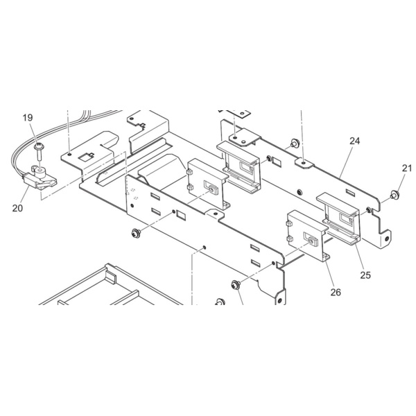 Mimaki JV33 Pc cartridge base Thumbnail