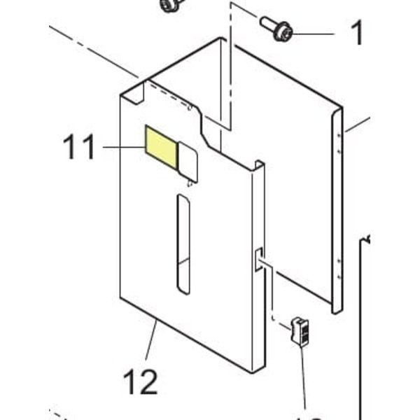 Mimaki Tank Trim Plate Thumbnail