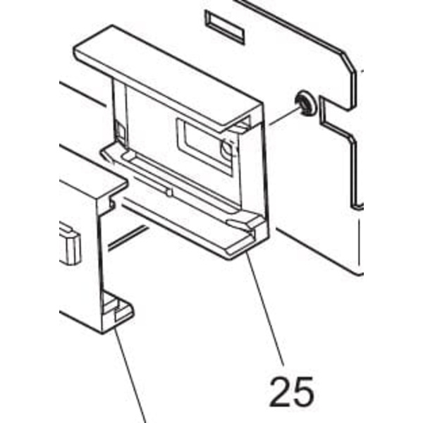 Mimaki JV33 Cartridge guide U Thumbnail