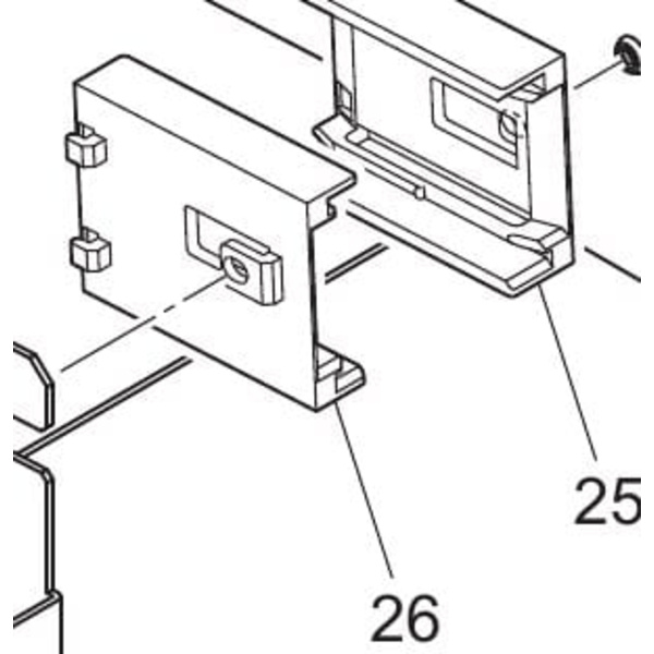 Mimaki JV33 Cartridge guide D Thumbnail