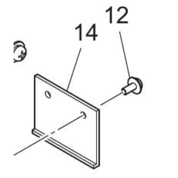 Mimaki JV33 Roll stopper arm cover Thumbnail