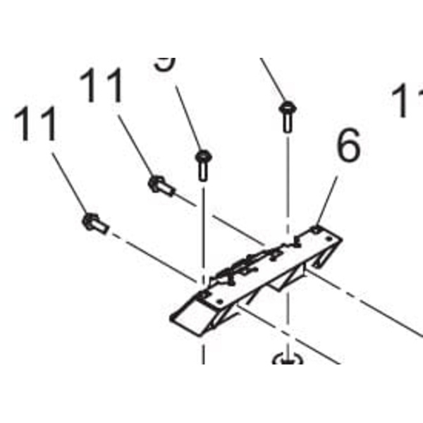 Mimaki Leg Stay Support Plate Thumbnail