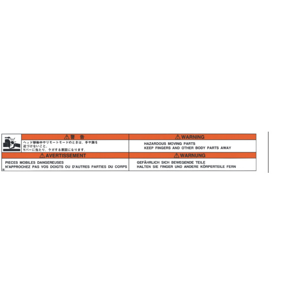 Mimaki Caution Label - Y Bar Ul – JFX200/JFX500/JFX600 Thumbnail