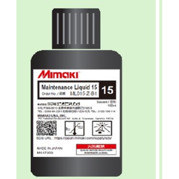 Mimaki Maintenance Liquid 15 (100ml bottle) Thumbnail