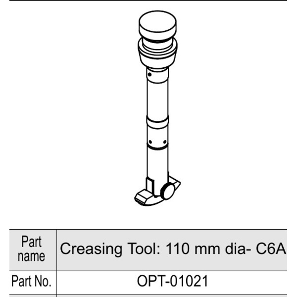 Mimaki Creasing tool diameter 110mm - C6A Thumbnail