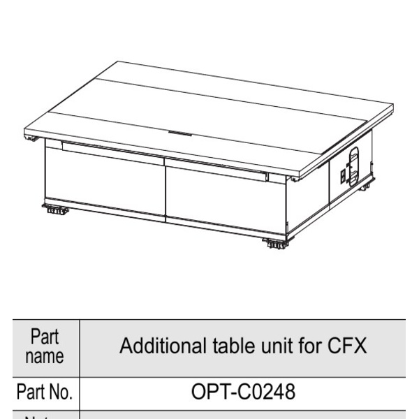 Mimaki CFX additional table unit Thumbnail