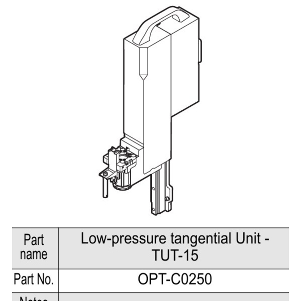 Mimaki Tangential unit low pressure - TUT-15 Thumbnail