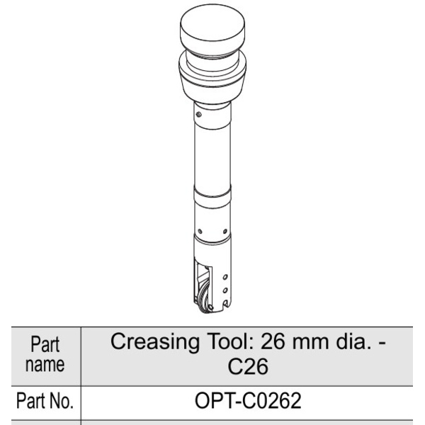 Mimaki Ruled tool, diameter 26mm - C26 Thumbnail