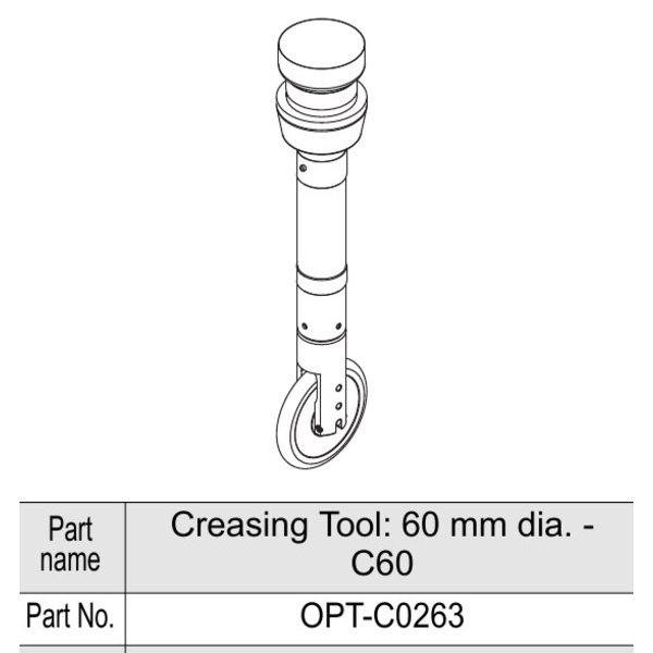 Mimaki Ruled tool, diameter 60mm - C60 Thumbnail