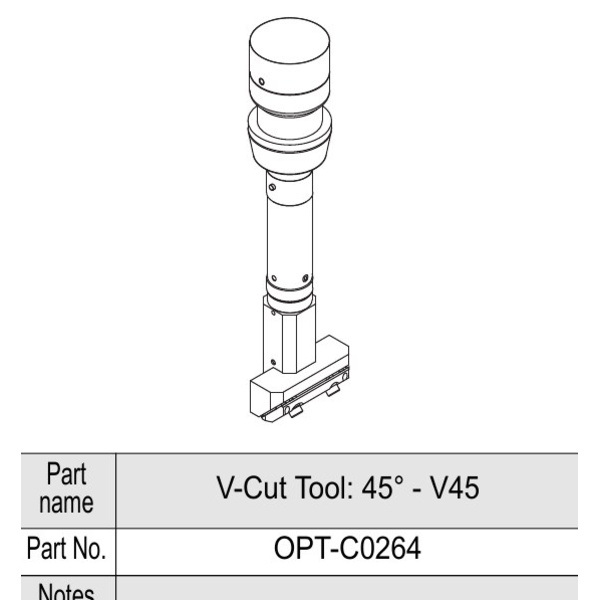 Mimaki V-cut tool 45°- V45 Thumbnail
