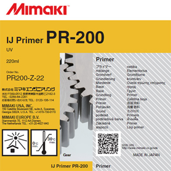 Mimaki Ij Primer PR-200 220ML Cartridge (220ML) – UJF-3042HG/UJF-6042 Thumbnail