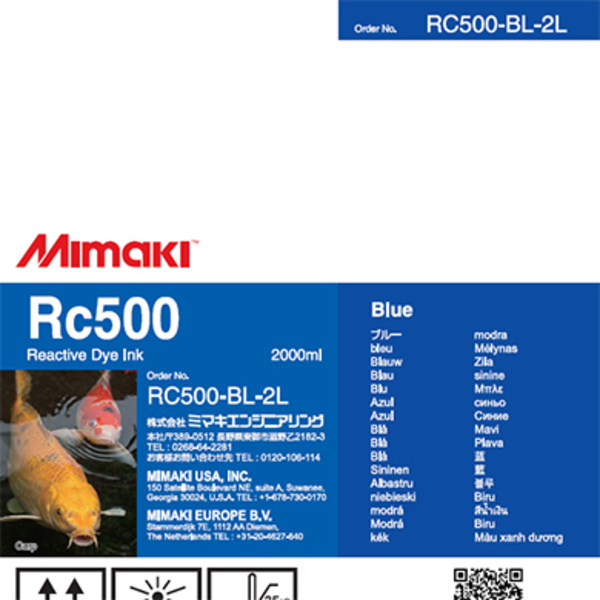 Mimaki RC500 Reactive dye ink pack Blue (2,000ML) – TX300P Thumbnail
