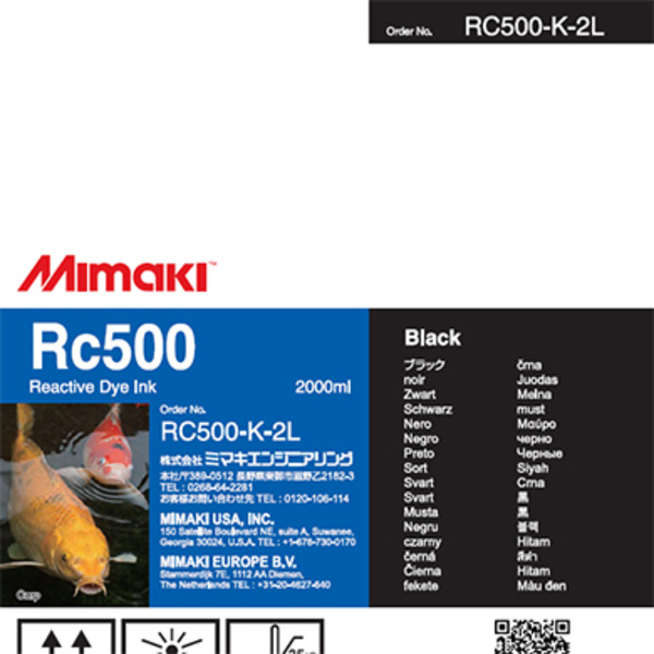 Mimaki RC500 Reactive dye ink pack Black (2,000ML) – TX300P Thumbnail