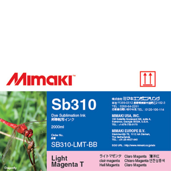 Mimaki SB310 Dye sublimation ink bottle Light Magenta (2,000ML) – TS500/TS500P Thumbnail