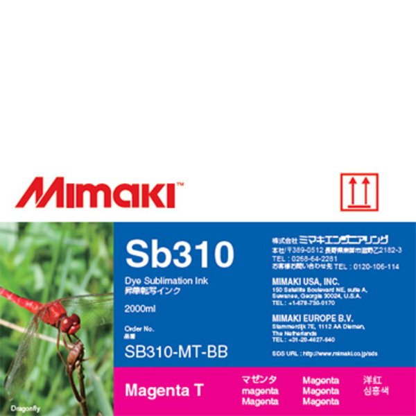 Mimaki SB310 Dye sublimation ink bottle Magenta (2,000ML) – TS500/TS500P Thumbnail