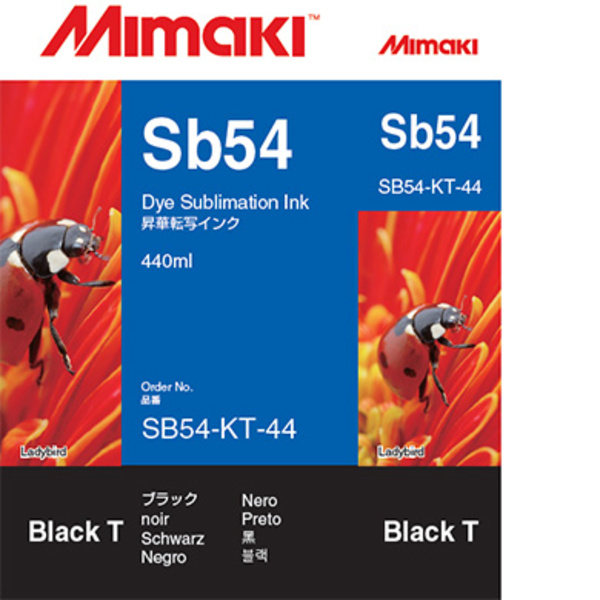 Mimaki SB54 Dye sublimation ink cartridge Black T (440ML) – CJV150/CJV300/JV150 +8 Thumbnail
