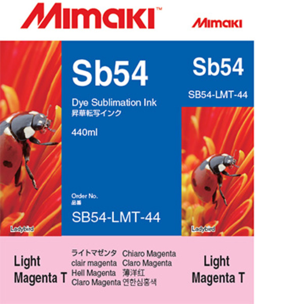 Mimaki SB54 Dye sublimation ink cartridge Light Magenta T (440ML) – CJV150/CJV300/JV150 +8 Thumbnail