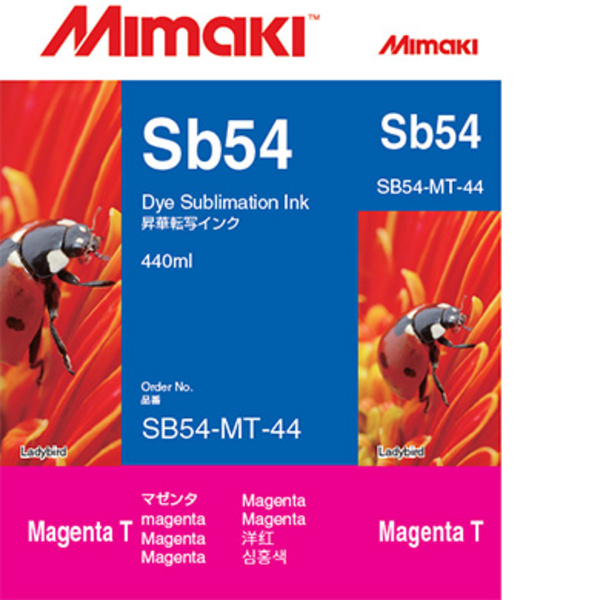 Mimaki SB54 Dye sublimation ink cartridge Magenta T (440ML) – CJV150/CJV300/JV150 +8 Thumbnail