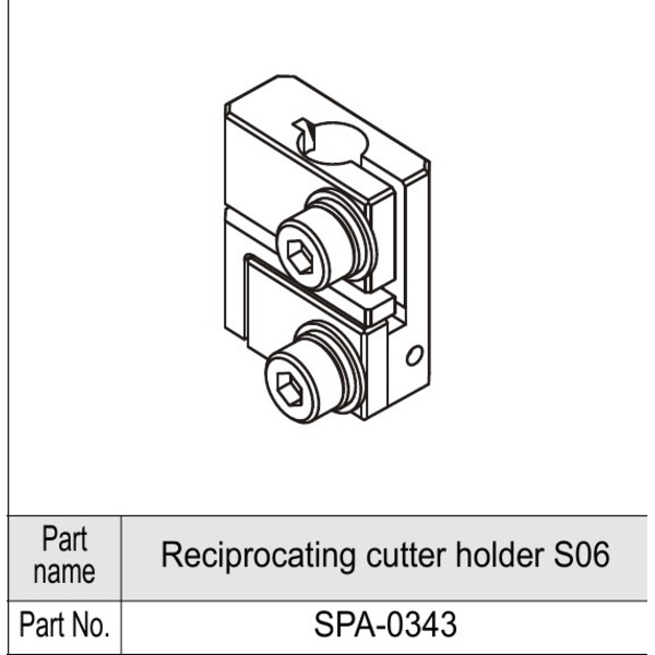 Mimaki Reciprocating cutter blade holder S06 Thumbnail