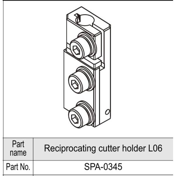 Mimaki Reciprocating cutter blade holder L06 Thumbnail
