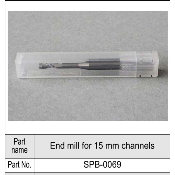 Mimaki Endmill for channel 15mm Thumbnail