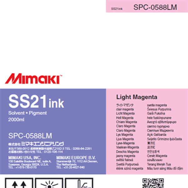 Mimaki SS21 Solvent ink pack Light Magenta (2,000ml) Thumbnail
