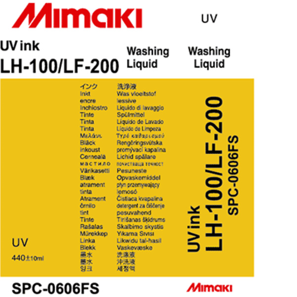 Mimaki UV ink LH-100/LF-200 Washing Liquid Cartridge (440ML) – JFX/UJF-706/UJV160 Thumbnail