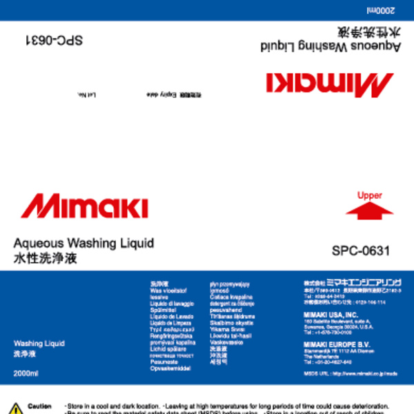 Mimaki Aqueous Washing Liquid Pack (2,000ML) – CJV150/CJV300/JV150 +9 Thumbnail